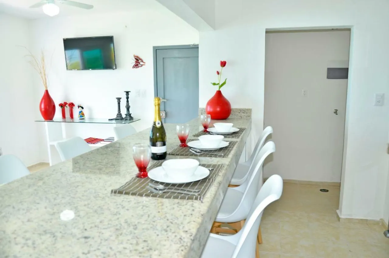 Ar Ocean View Apartment イスラ・ムヘーレス メキシコ